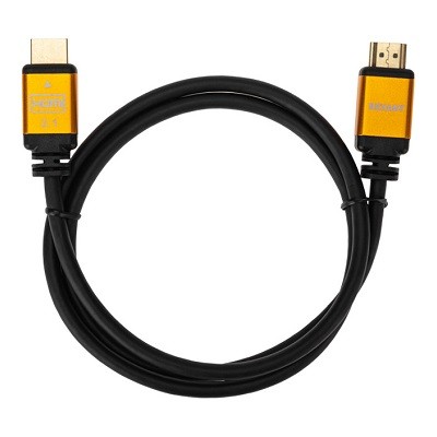 Кабель HDMI - HDMI 2.1, длина 1м, Gold (17-6002)