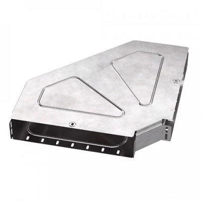 Угол горизонтальный 90 градусов с крышкой Стандарт 400х80 (PR16.0623)