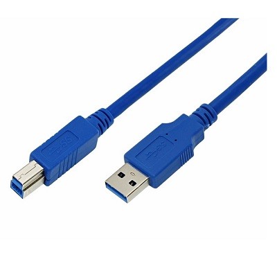 Шнур штекер USB A 3.0 - штекер USB B 3.0 0,75м (18-1602)