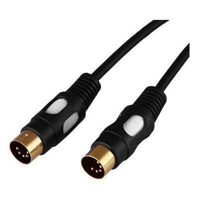 Шнур DIN 5 Pin - DIN 5 Pin, 1,5м, Gold (17-2522)