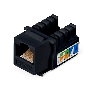 KJ-RJ45-Cat.5e-90-BK