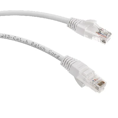 PC-UTP-RJ45-Cat.6-0.5m-WH