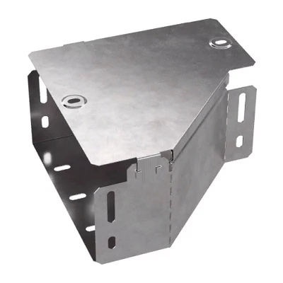 Переходник левый с крышкой Стандарт 200х150х100 (PR16.0494)