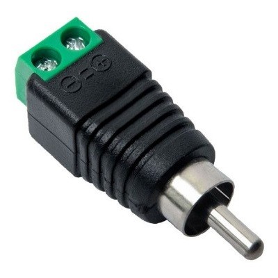 Разъем RCA Optimus штекер с клеммной колодкой (20шт)