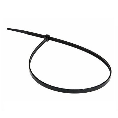 Стяжка кабельная нейлоновая 200x4,8мм, черная (100 шт/уп) (07-0201-5)