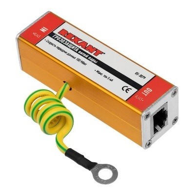 Грозозащита витой пары разъем RJ45 с PoE REXANT (	05-3079-1)