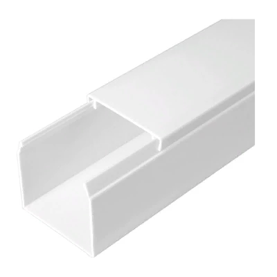 Кабель-канал белый 2-й замок в п/э 40х40 мм (60м/уп) (PR.0640401)