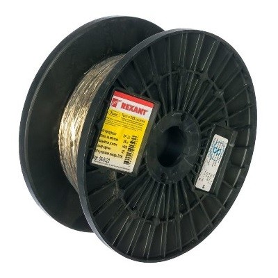 Трос стальной в ПВХ оплетке d=2,0 мм, прозрачный (бухта 200 м) (09-5320)