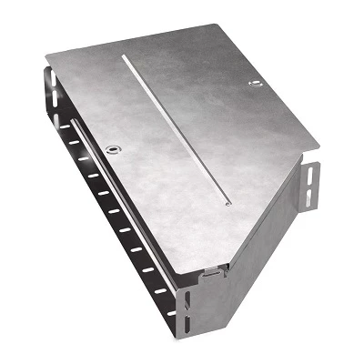 Переходник левый с крышкой Стандарт 600х400х100 (PR16.0705)