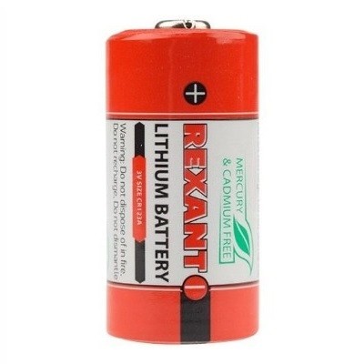 Батарейка литиевая CR123, 3В, 1 шт, блистер (30-1111)