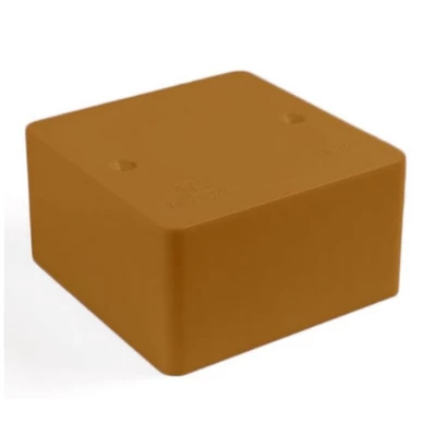 Коробка универсальная для кабель-канала 40-0460 безгалогенная (HF) бук 85х85х45 (152шт/кор) (40-0460-8001)