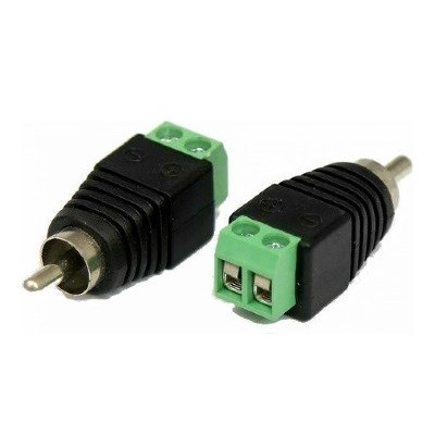 Разъем штекер RCA с клеммной колодкой (14-0413)