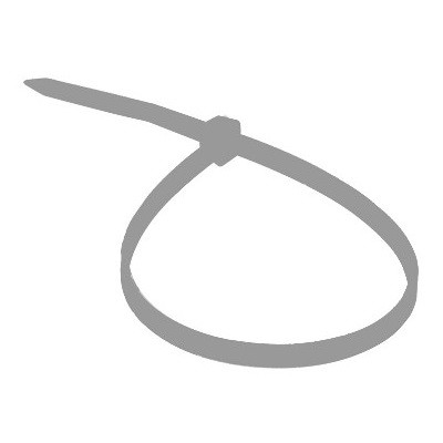 Стяжка нейлоновая 300 x 3,6 мм, серая (упак. 100 шт) (07-0300-3)
