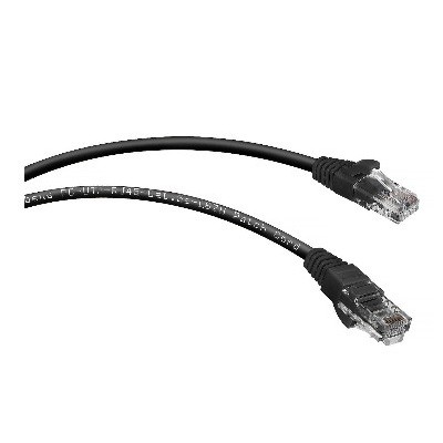PC-UTP-RJ45-Cat.5e-0.3m-BK-LSZH