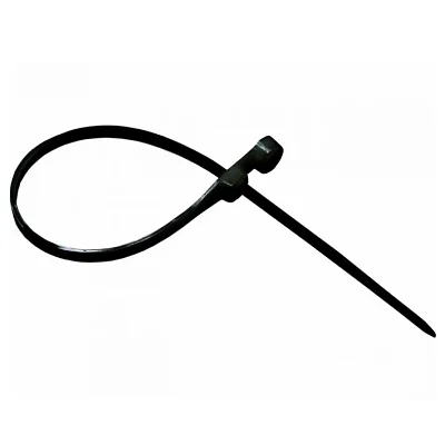 Стяжка нейлоновая под винт 150x3,6мм, черная (100 шт/уп) (07-0155)