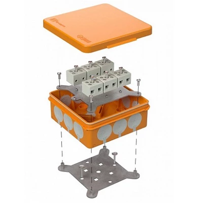 Коробка огнестойкая для о/п двухкомпонентная 60-0303-FR6.0-12 Е15-Е120 100х100х40