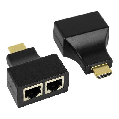 HDMI удлинитель по витой паре RJ-45(8P8C) до 30м (1080p) (17-6916)