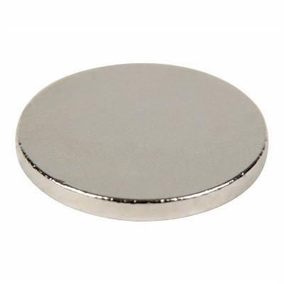 Неодимовый магнит диск 10х1мм с клеем сцепление 0,5 кг (упаковка 20 шт) (72-3111-1)