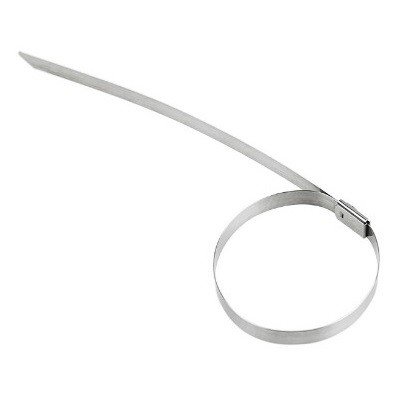 Стяжка кабельная стальная (304) 152x7,9мм (50 шт/уп) (07-0160)