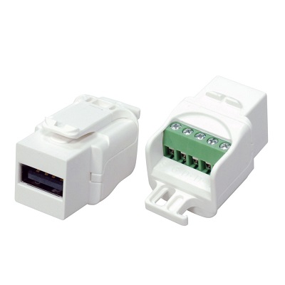 KJ1-USB-A2-SCRW-WH