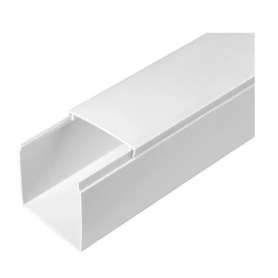 Кабель-канал белый 2-й замок в п/э 60х60 мм (24м/уп) (PR.0325213)