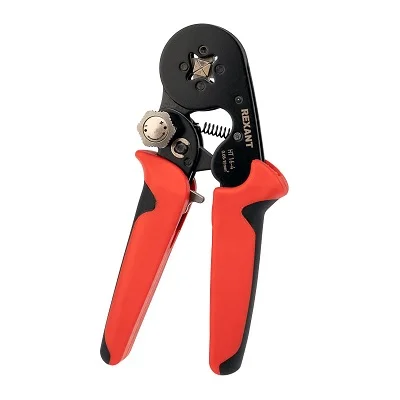 Кримпер HT 16-4 для обжима штыревых наконечников 0,08-16,0 мм² с регулятором прижимного усилия (12-3216-1)