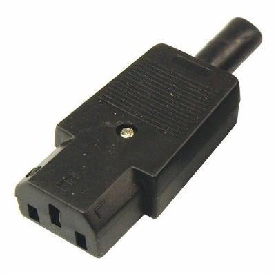 Сетевой штекер на шнур ("мама" контакт) (11-0004)