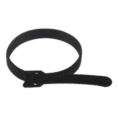 Хомут–липучка многоразовый 320х14мм, черный (12 шт/уп) (07-7316)