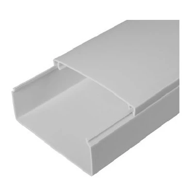 Кабель-канал серый RAL 7035 2-й замок в п/э 100х40 мм (24м/уп) (PR03.0081)