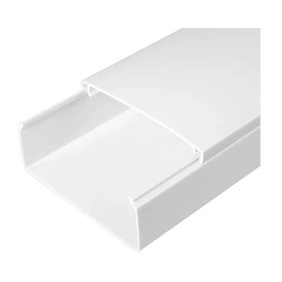 Кабель-канал белый 2-й замок в г/к 100х40 мм (24м/уп) (PR.0510040)