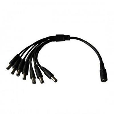 Разветвитель питания DC на 9 разъемов 2,1х5,5мм (14-0317)