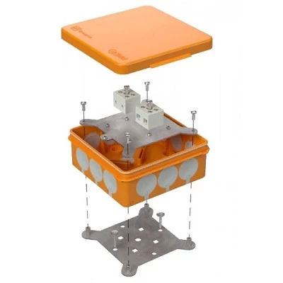 Коробка огнестойкая для о/п двухкомпонентная 60-0303-FR6.0-4 Е15-Е120 100х100х40